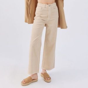bdg high & wide corduroy pants